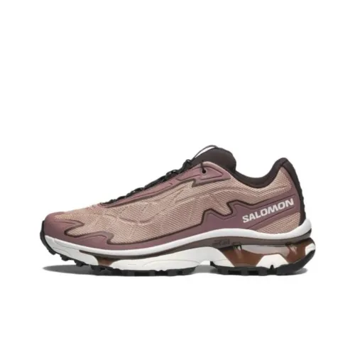 Salomon Collaboration XT Slate Улучшенный Повседневный Низкий Топ Коричневый Фиолетовый Унисекс