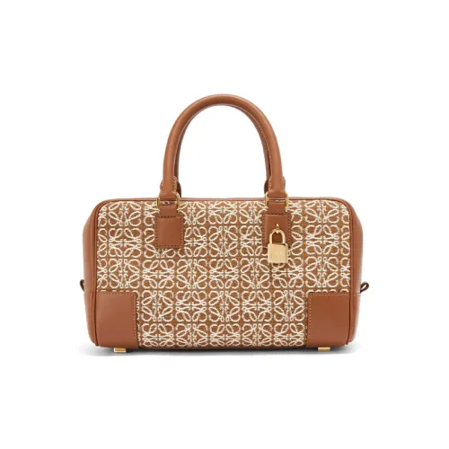 LOEWE Amazona Сумка через плечо из коровьей кожи маленькая сумка для женщин карамельный и бежевый