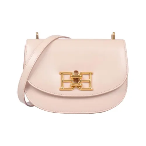 BALLY Baily Сумка из коровьей кожи в форме полумесяца седельная сумка сумка через плечо мини женская светло-розовая
