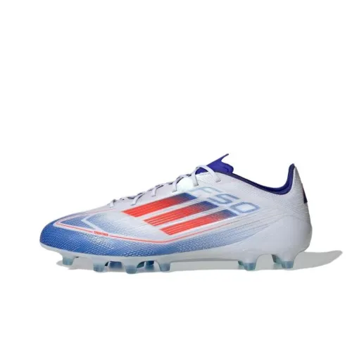 Adidas F50 ELITE AG Искусственная трава Искусственный шипы Противоскользящие футбольные бутсы Унисекс Синий Белый