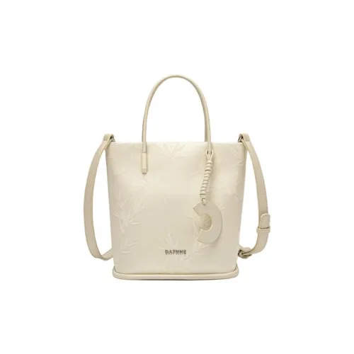 DAPHNE ПУ (полиуретан) Сумка Ведро-образной формы Через плечо Сумка Средняя Женская Экрю