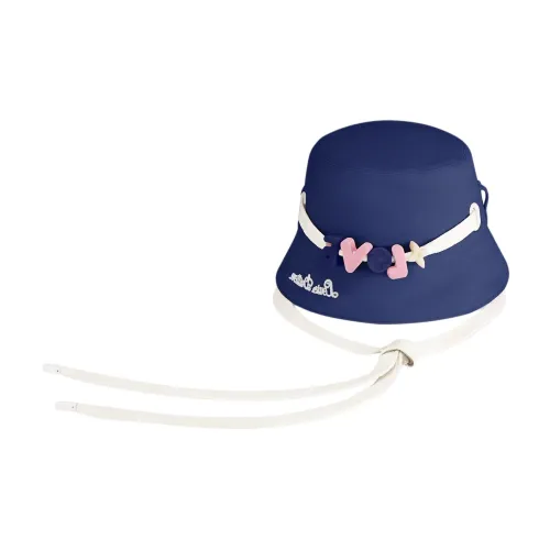LOUIS VUITTON Cotton Bucket Hats Женские Морской синий