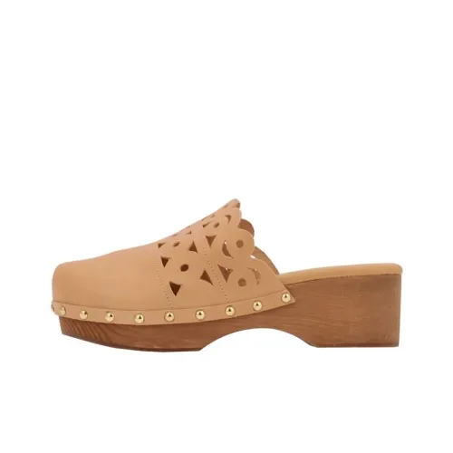 ANCIENT GREEK SANDALS Greco Clog Стильные сандалии 7 см Женские Светло-коричневые