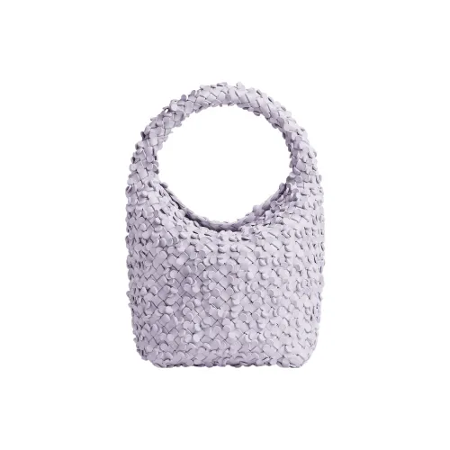 Bottega Veneta Cabat Lambskin Ведрообразная Сумка Маленькая Женская Светло-фиолетовая