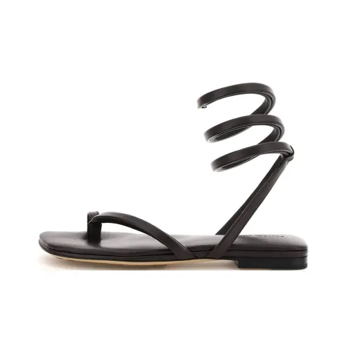 Bottega Veneta One Ремень Сандалии Женские Черные