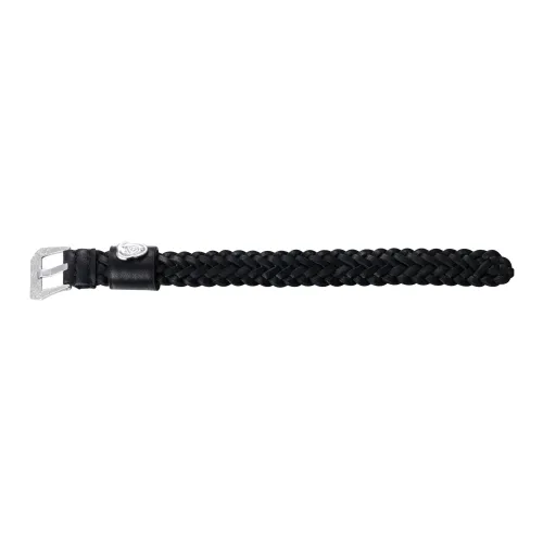 D POW S925 SILVER WOVEN Кожа Наручные повязки Унисекс