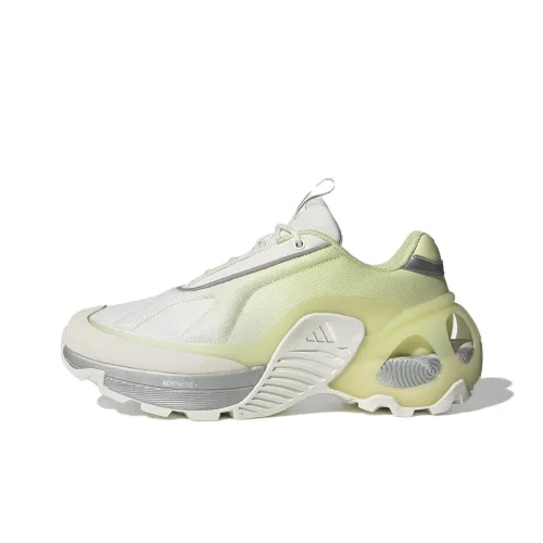 Adidas Edge Runner Беговые кроссовки Низкий топ Белый Желтый Унисекс