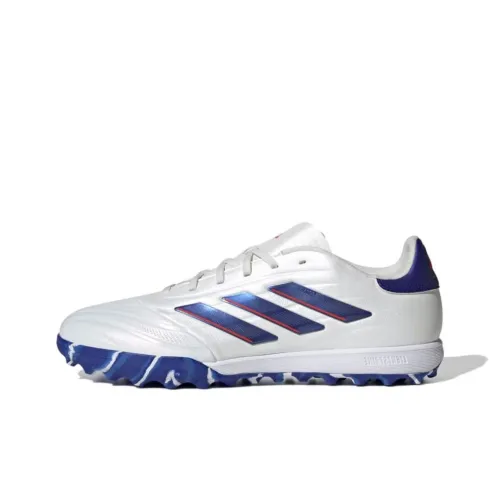 Adidas COPA PURE 2 Футбольные бутсы Низкие Топ Белый/Ярко-синий/Красный Флуоресцентный Унисекс