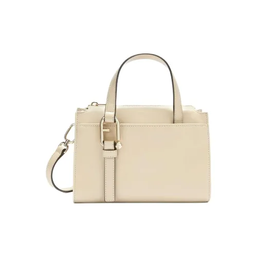 Furla Естественная кожа через плечо сумка маленькая сумка женская бежевая