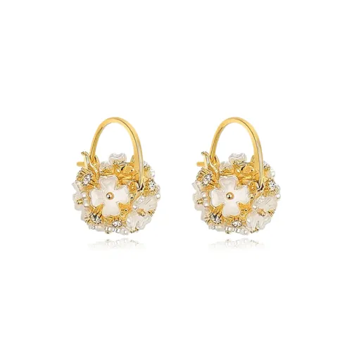 AGOVSKI Серьги Cut Out Цветочный Basket Серьги Для Женских + Звездная коробка Женские