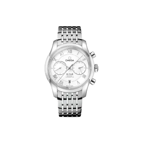 OMEGA Автоматический Механический Часы Мужские Dish Fly Series 41mm Parallel Year Calendar 42mm Белые