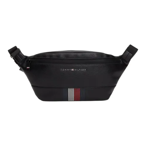 Tommy Hilfiger Полиуретан Одно плечо Через плечо Бананка Мужской Черный