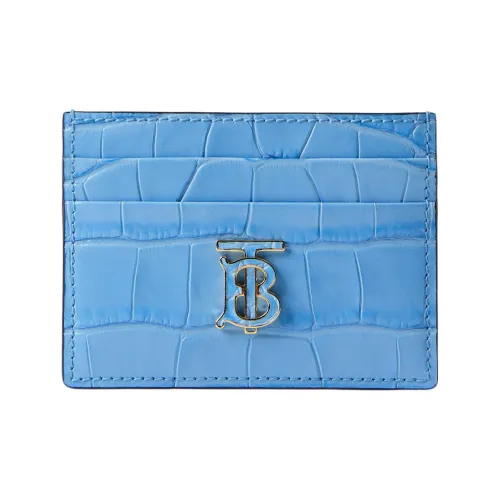 Burberry Крокодиловый узор Тисненый Телячья кожа Держатель для карт Женские