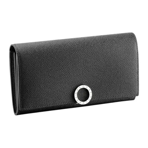 BVLGARI Кошелек из телячьей кожи мужской черный