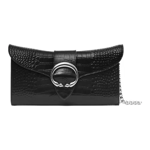 Azzurra Gronchi Сумка через плечо из коровьей кожи среднего размера женская черная