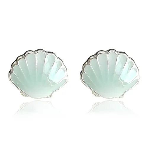 VKVK Серьги-гвоздики из серебра 925 пробы женские