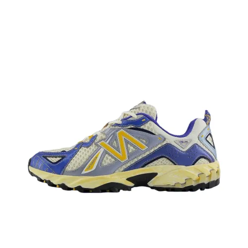 YESEYESEE x New Balance ML610 Устойчивый к истиранию Дышащий Низкий Топ Уличная Обувь Унисекс Синий Бежевый