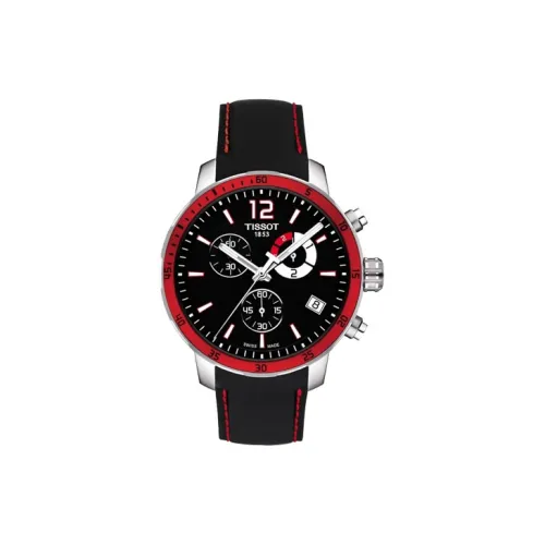 TISSOT Time Jog Collection Sports Collection Кварцевый механизм Мужские часы Часы 42 мм Черный циферблат
