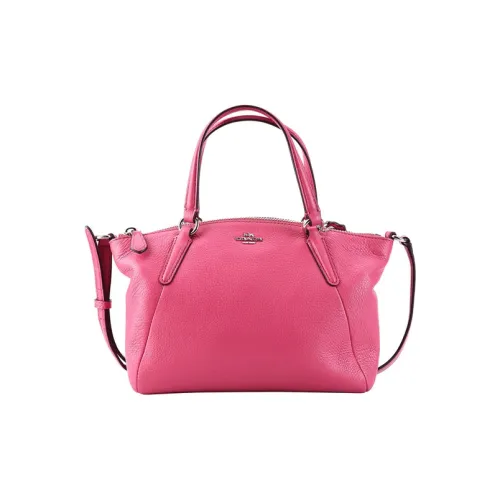 COACH Kelsey Кожа Пельменная Сумка Сумка Сумка через плечо Сумка через плечо Маленькая Женская Вишнево-Красная