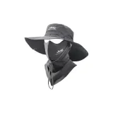 Темно-серая шляпа + маска