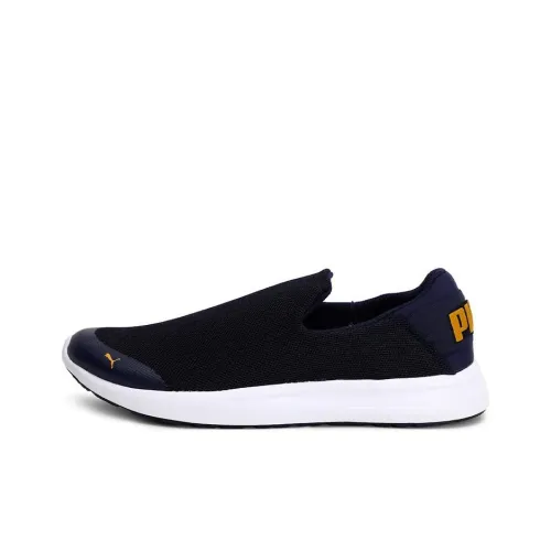 PUMA Propel Slip On Peacoat Slip On Idp Амортизация и Дышащий Низкий Топ Повседневная Обувь Мужская Темно-Синий