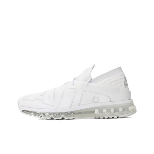 Nike Air Max Flair Амортизация Износостойкие Низкие Кроссовки для Бега Унисекс Белые