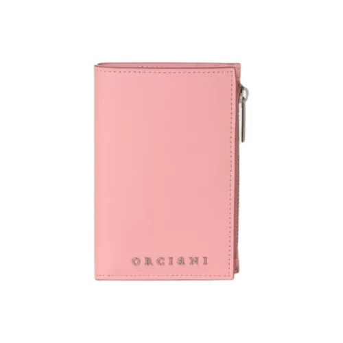 ORCIANI Гладкая Телячья Кожа Кошелек Женские Розовый