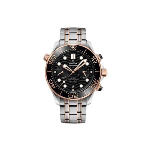 OMEGA Автоматический Механический Часы Мужские Seahorse Series 300m Diving Watch 44 мм Черные