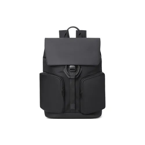 PIERRE CARDIN Рюкзак из синтетической кожи большой мужской черный