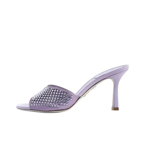 RENE CAOVILLA Имбирный Слипоны 8 см Женские Фиолетовый