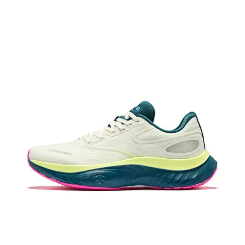 Erke Land Tour Амортизация Низкий Топ Беговые кроссовки Мужской Вечнозеленый