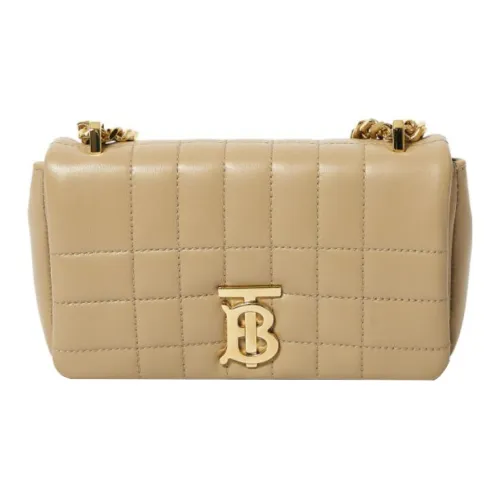 Burberry Lola Сумка из овечьей кожи Сумка через плечо Сумка на плечо Мини Женская Светлый Умбра