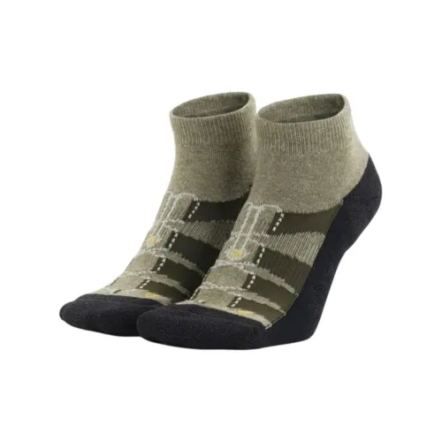 KEEN Низкие носки унисекс 1 упаковка оливково-зеленый