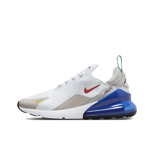 Nike Air Max 270 Low Топ Повседневная обувь Мужская Белый Серый Синий