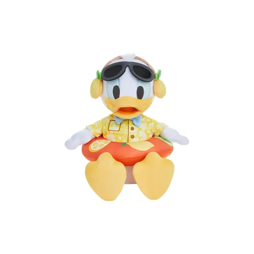 Disney Shanghai Disney 2022 Лето Mickey Pool Вечеринка Серия Куклы Плюшевая Кукла 22 см Высота Shanghai Disney