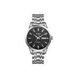 Нержавеющий корпус, черный циферблат