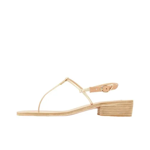 ANCIENT GREEK SANDALS Katerina Каблук Стильные Сандалии Женские Платина