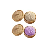 Two-Pack - 1 Большой Белый + 1 Фиолетовый + паровая корзина