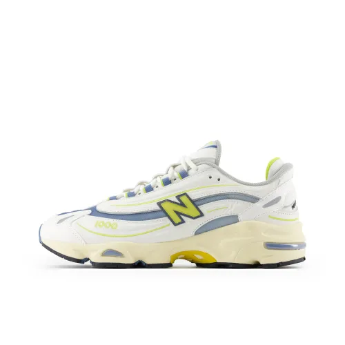 New Balance NB 1000 Устойчивый к истиранию Низкий Топ Повседневная обувь Унисекс Белый Синий