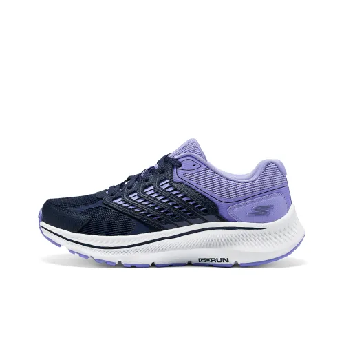 Skechers WOMEN'S GO Series Поддержка Низкий Топ Повседневные Беговые кроссовки Женские Синий Фиолетовый