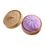 Большой размер, фиолетовый - с паровой корзиной