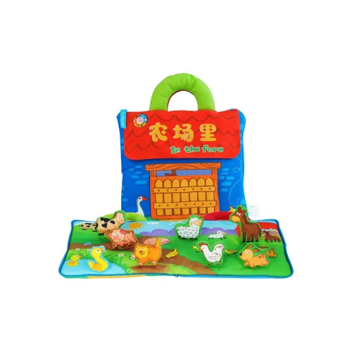 LALABABY Тихий Hand Рваные BOOK 3D-эффект Кукла BOOK Развивающие игрушки