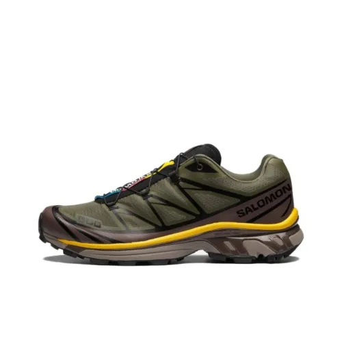 Salomon Collaboration XT 6 Беговые кроссовки Низкий топ Темно-зеленый Унисекс