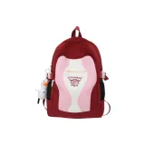 Красная однотипная сумка