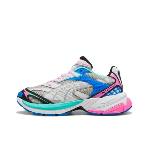 PUMA Velophasis противоскользящий низкий топ повседневная беговая обувь унисекс серый