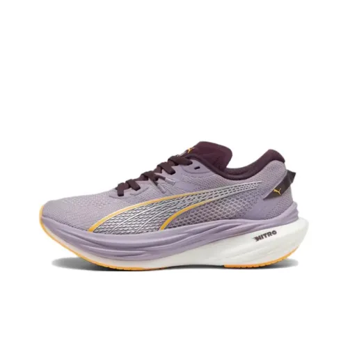 PUMA Deviate NITRO 3 Slip-Resistant Abrasion-Resistant Low Top Casual Running Shoes Women's Light Pink PUMA Deviate NITRO 3 Противоскользящий Устойчивый к истиранию Низкий Топ Повседневные Беговые Кроссовки Женские Светло-Розовый