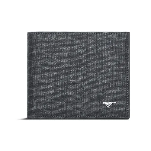 SEPTWOLVES Кошелек из коровьей кожи Мужской Черный