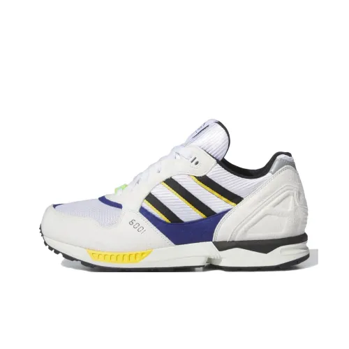 Adidas Originals ZX 6001 Slip-Resistant и Abrasion-Resistant Support Low Top Casual Shoes Unisex White Black Adidas Originals ZX 6001 Противоскользящий и Устойчивый к Износу Поддержка Низкий Верх Повседневная Обувь Унисекс Белый Черный