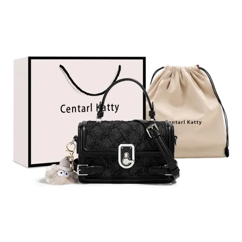 CentarlKatty ПУ (полиуретан) Сумка Женская Деним Черный