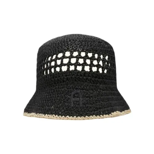 Furla Целлюлозные Шляпы ведра Женские Черный Бежевый